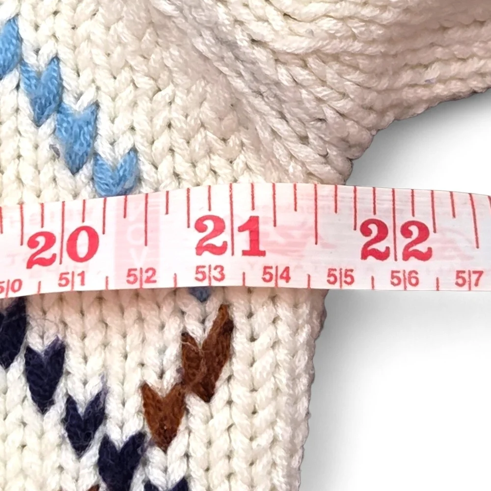 Vintage Geometric Crewneck Sweater GrandpaCore Size Large - See Measurements
